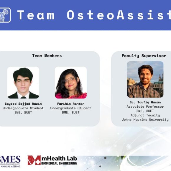 Congratulations to Team OsteoAssist for making it to the finals of the 2024 Medtronic/BMES Student Design Competition!
